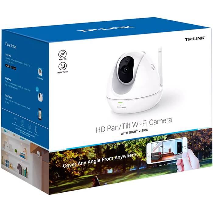 Camara De Vigilancia IP Tp-Link HD Pan/Tilt NC450 Con Vision Nocturna SD CLOUD WI-FI