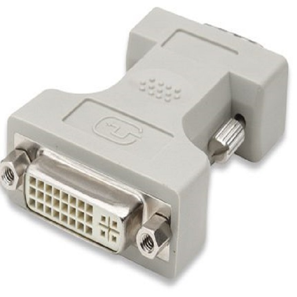 Conector Adaptador Manhattan VGA Macho A DVI Hembra 328906