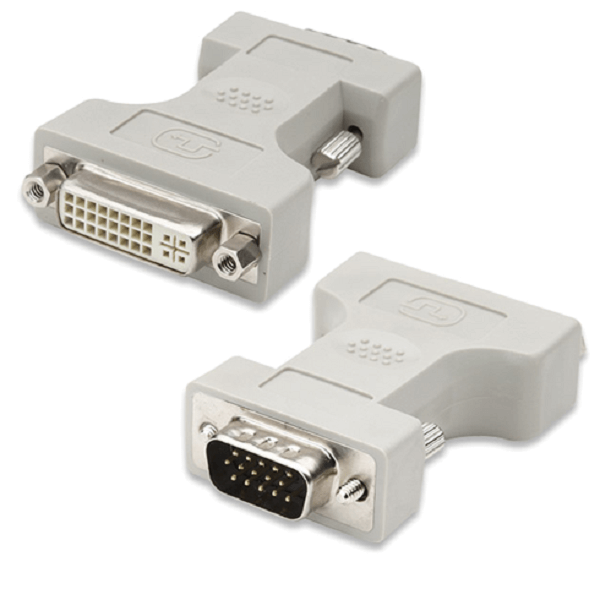 Conector Adaptador Manhattan VGA Macho A DVI Hembra 328906