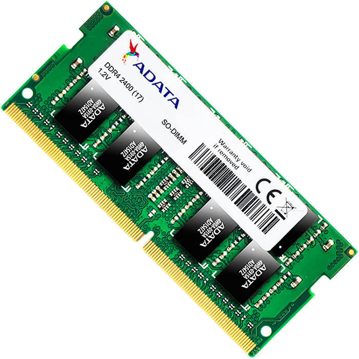 Memoria Ram DDR4 Sodimm Adata 2400 MHz 16 GB PC4-19200 AD4S2400316G17-S
