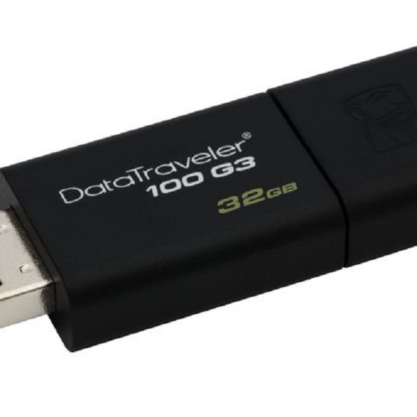 Memoria Flash USB 3.0 Kingston DataTraveler 100 32GB Negra DT100G3/32GB