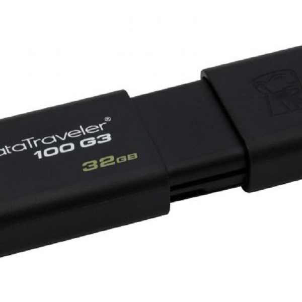 Memoria Flash USB 3.0 Kingston DataTraveler 100 32GB Negra DT100G3/32GB