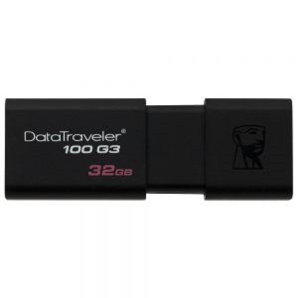 Memoria Flash USB 3.0 Kingston DataTraveler 100 32GB Negra DT100G3/32GB