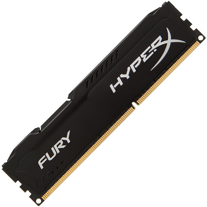 Memoria Ram DDR3 Kingston HyperX Fury 1600 MHz 8 GB Negro HX316C10FB/8