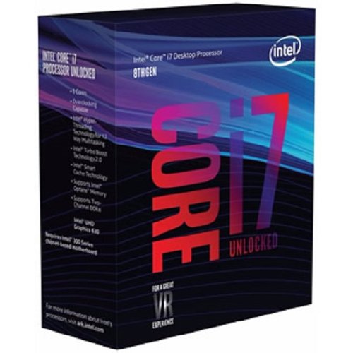 Procesador Intel Core i7 8700K 3.7 GHz Six Core 12 MB Socket 1151-v2