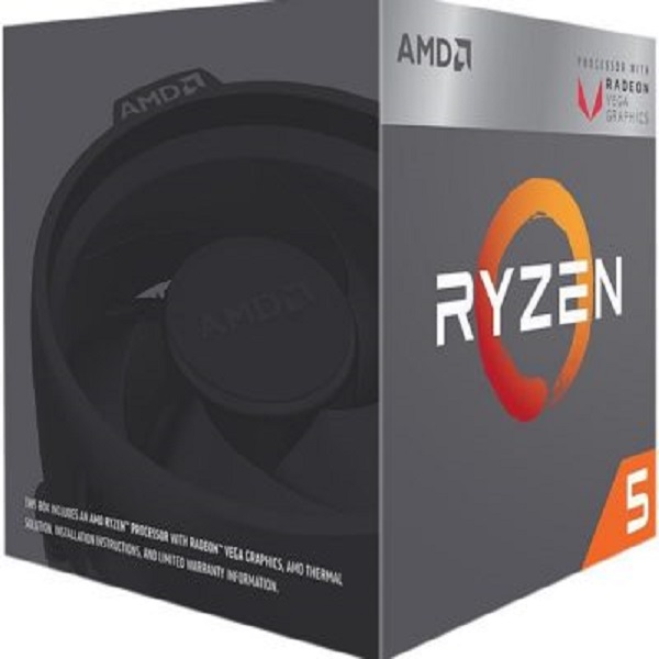 Procesador AMD Ryzen 5 2400G QuadCore 3.6 GHz 8 MB Socket AM4