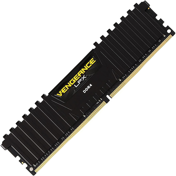 Memoria Ram DDR4 Corsair Vengeance LPX 2400 MHz 8 GB PC4-19200 Negra CMK8GX4M1A2400C16