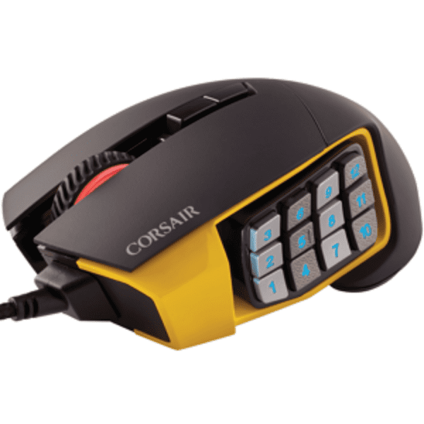 Mouse Corsair Alambrico Optico USB Scimitar PRO RGB MOBA/MMO Gaming CH-9304011-NA