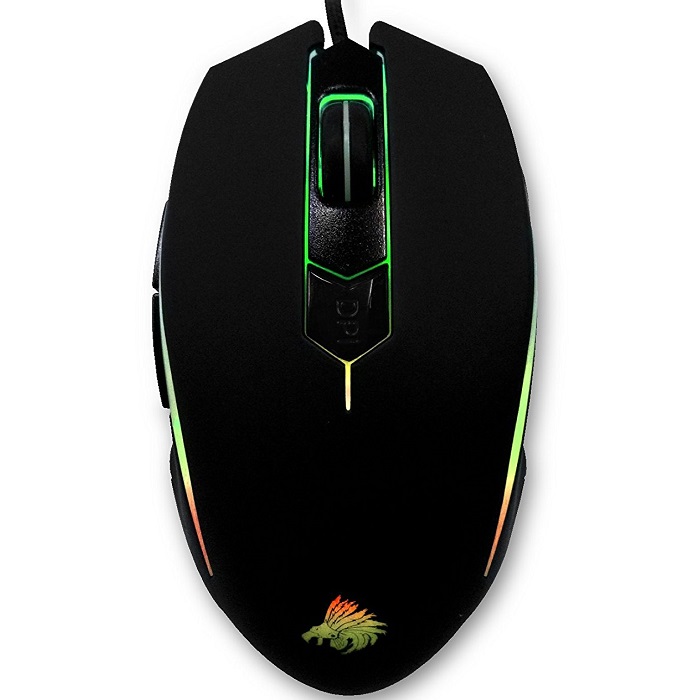 Mouse Eagle Warrior Alambrico Optico USB Sniper Pro G45 Iluminado 4000 DPI