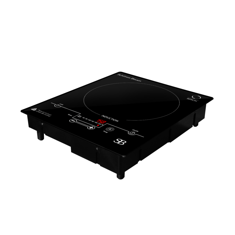 Parrilla de Inducción Schönes Bauen Berlin Portátil o Empotrable 1 zona 18.5 pulgadas 120V
