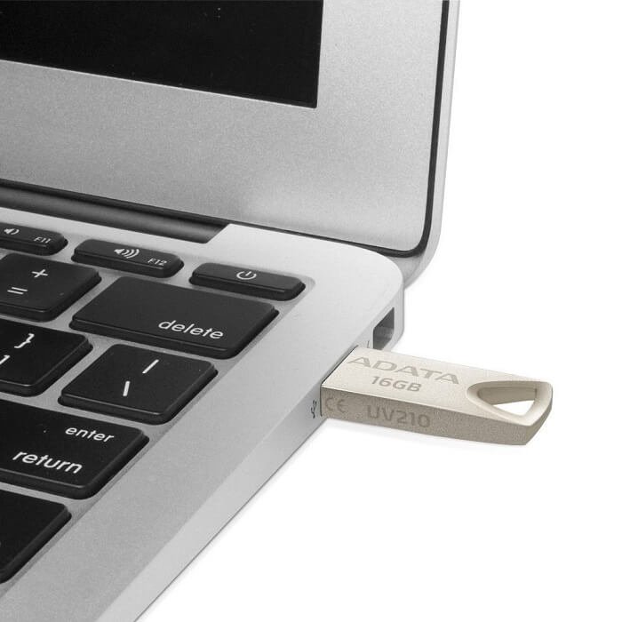 Memoria Flash USB Adata UV210 16 GB Metalica (AUV210-16G-RGD)