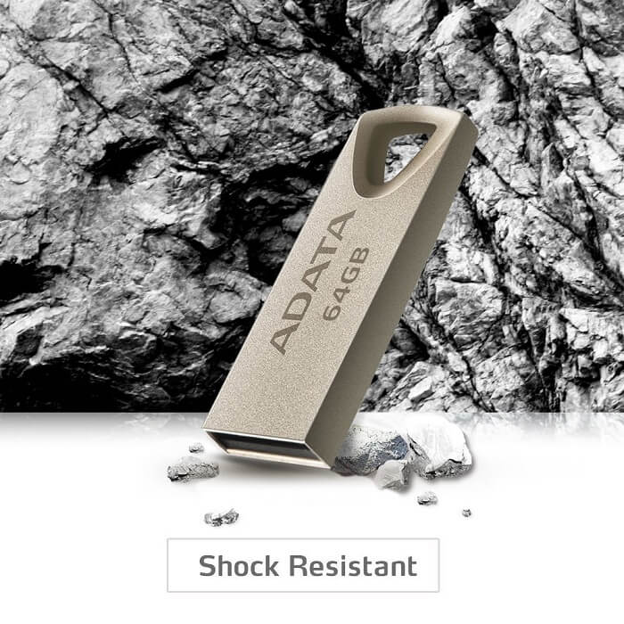 Memoria Flash USB Adata UV210 64 GB Metalica AUV210-64G-RGD