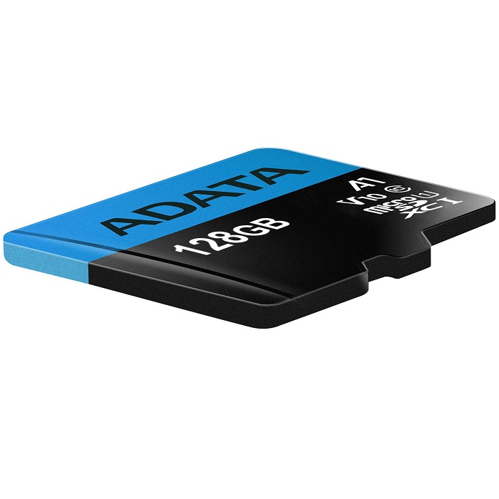 Memoria MicroSD 128 GB Adata SDXC Con Adaptador Clase 10 A1 AUSDX128GUICL10A1-RA1