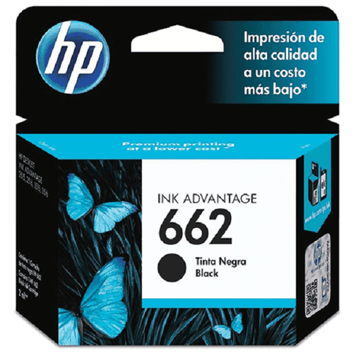 Cartucho HP Num 662 Negro 2ML CZ103AL