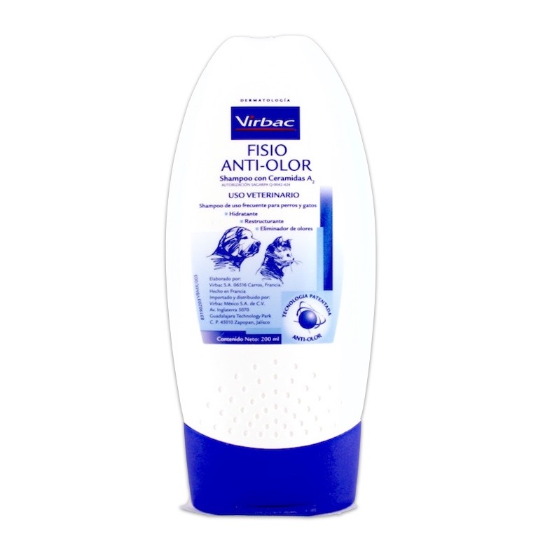 VIRBAC FISIO Shampoo Anti Olor 200 ML