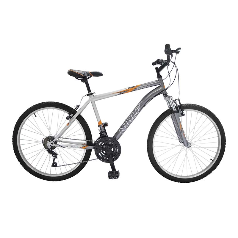 Bicicleta Benotto Wolf FS Acero R26 18V Hombre Freno V Plata