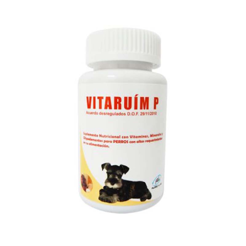 Multivitamínico Vitaruím P Diseñado Para Perros Cualquier Raza, Edad