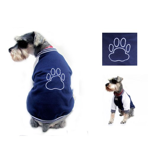 Pet Pals Boutique - Chamarra Universitaria Azul para Perro