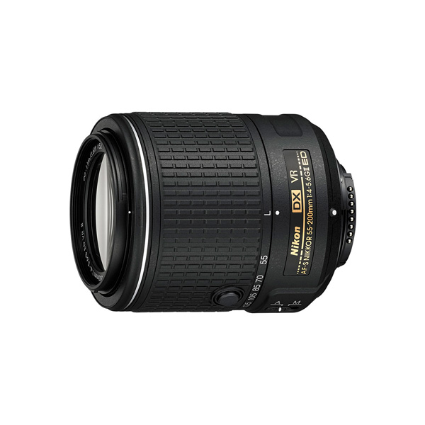 NIKON AF-S DX NIKKOR 55-200mm NEGRO LENTE