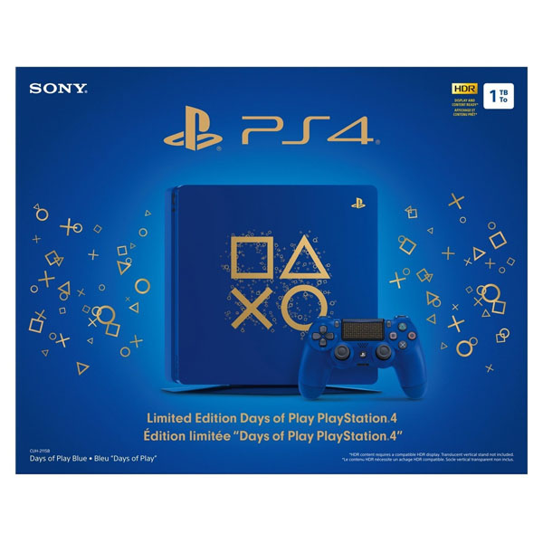 Consola Playstation 4 Days of Play Limited Edition - 1 TB y control