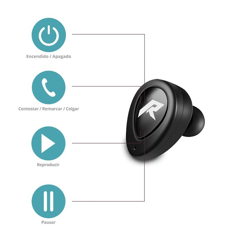 Redlemon Audifonos Bluetooth Inalambricos Earbuds Airpods Cargador