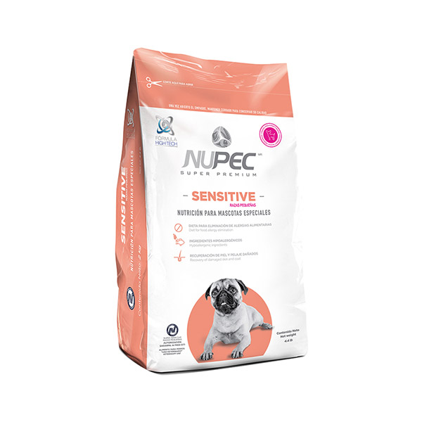 Nupec Sensitive Raza Pequeña 8 kg