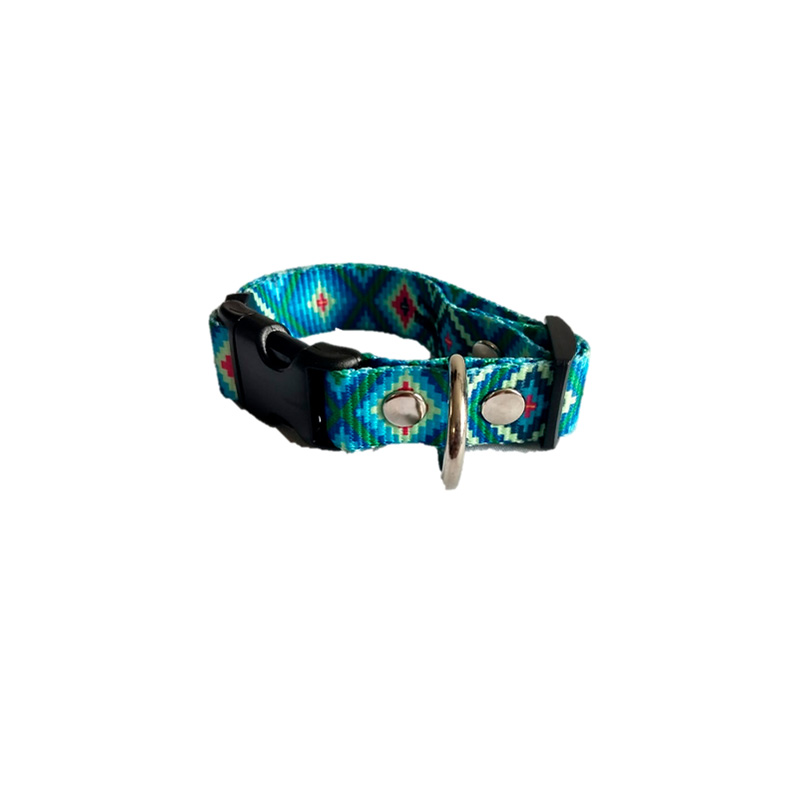 Collar Diseño Huichol Para Perro Razas Medianas Punky Fashion Pet
