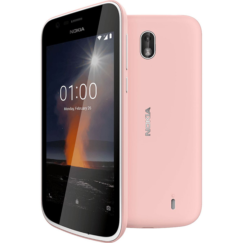 Funda Rosa/Amarillo Nokia 1 Xpress-on Cover Dual Pack