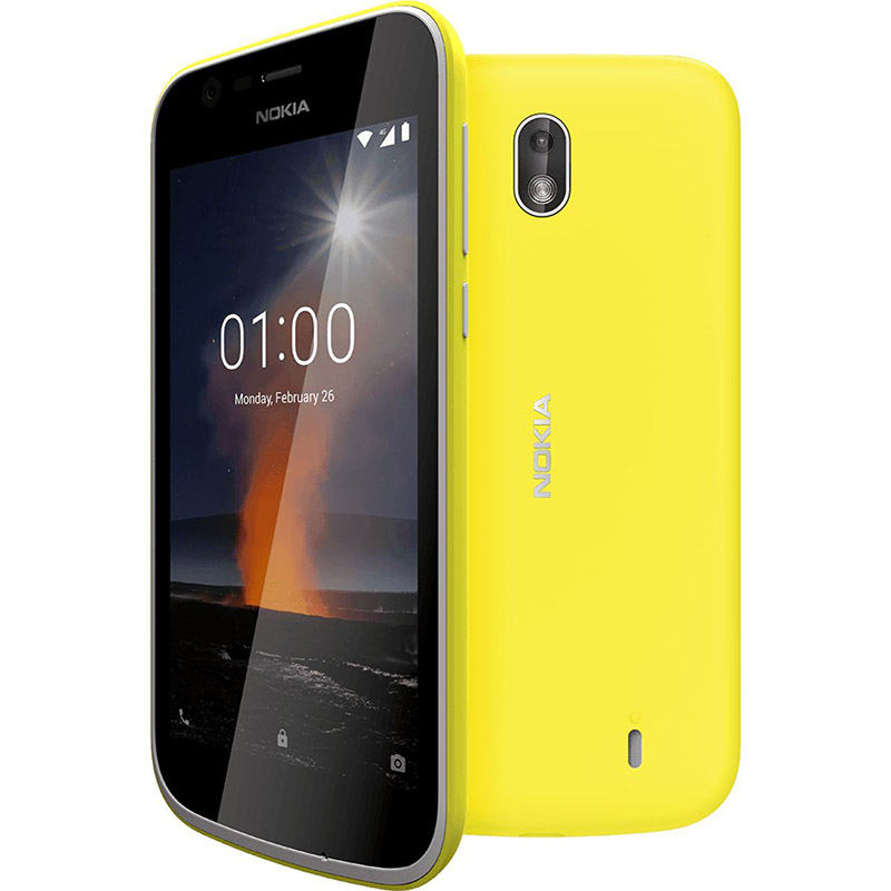 Funda Rosa/Amarillo Nokia 1 Xpress-on Cover Dual Pack