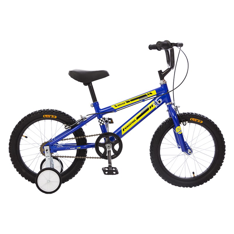 Bicicleta Rodada 16 Kingstone Racer Niño Azul Premium