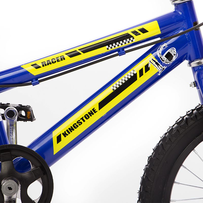 Bicicleta Rodada 16 Kingstone Racer Niño Azul Premium