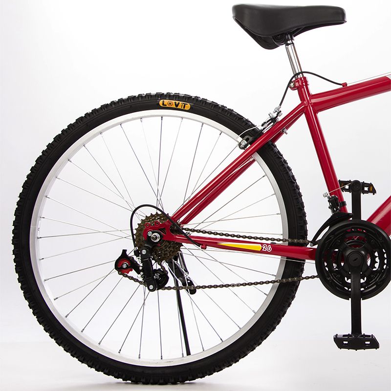 Bicicleta R.26 Kingstone BullDog 21 Velocidades Premium Rojo