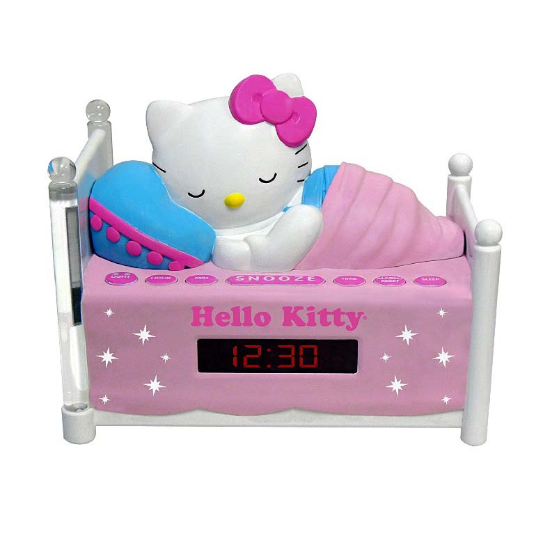Radiodespertador Hello Kitty Luz Nocturna KT2052A