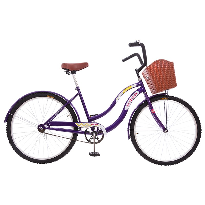 Bicicleta R.26 Kingstone Crussier Premium Dama Morado