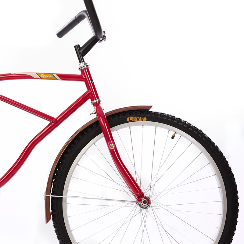 Bicicleta R.26 Kingstone Crussier Hombre Rojo Premium