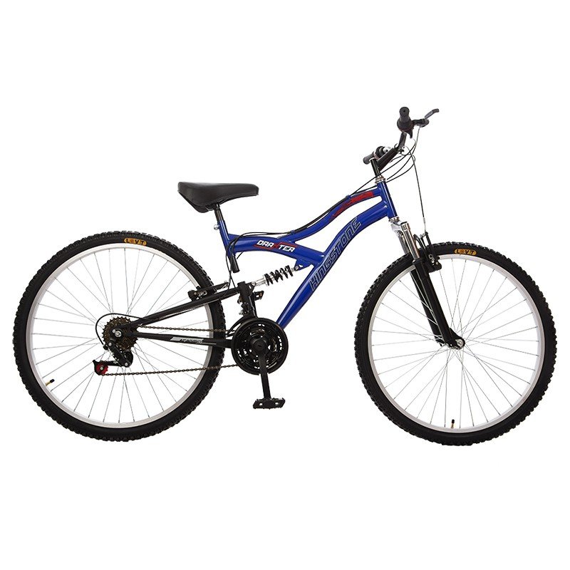 Bicicleta Rodada 26 Kinsgtone Draxter DS 2018 de 21 Velocidades Azul