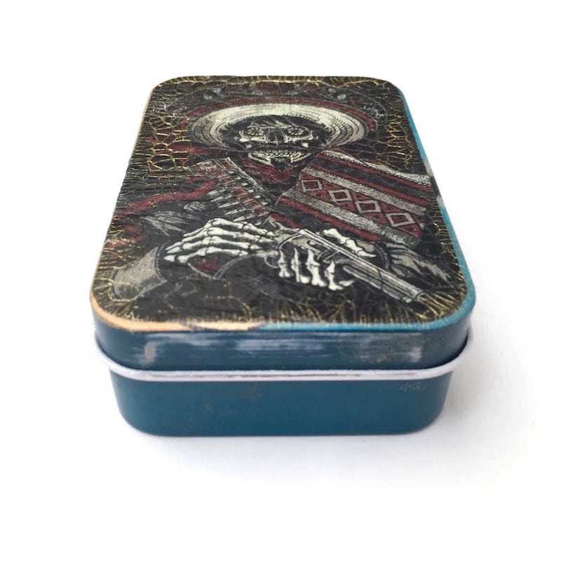 Cajita Multiusos Decorada Artesanalmente Calavera Revolución