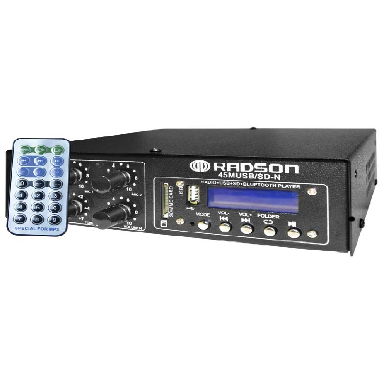 Amplificador Radson 60W PMPO USB/SD FM 45MUSB/ST