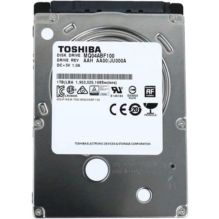 Disco Duro 2.5 Toshiba 1 TB SATA MQ04ABF100