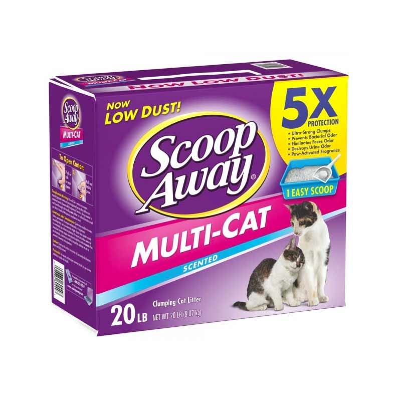 Arena Gato Scoop Away Multi Cat Aglutinante 9kg - 20lb