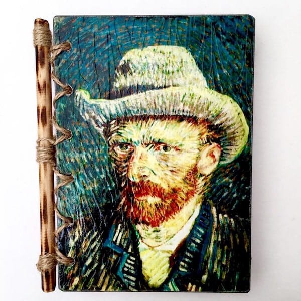 Libreta Artesanal Van Gogh