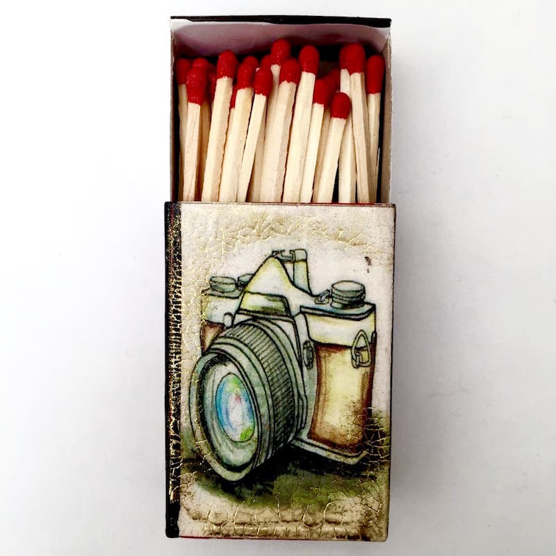 Cerillos Decorados Artesanalmente Paquete de 6 Cajitas