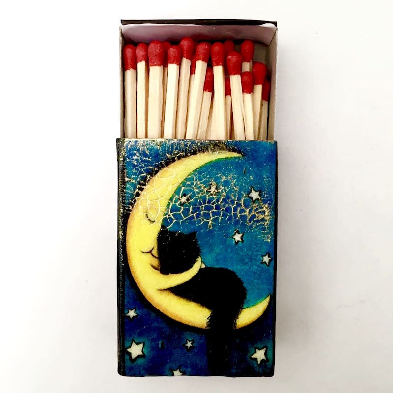 Cerillos Decorados Artesanalmente Paquete de 6 Cajitas