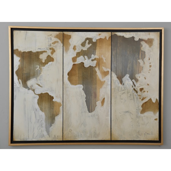 Cuadro Decorativo 1 pieza MAPAMUNDI - Kessa