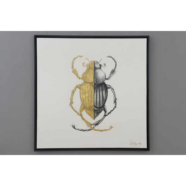 Cuadro Decorativo 1 pieza Escarabajo - Kessa