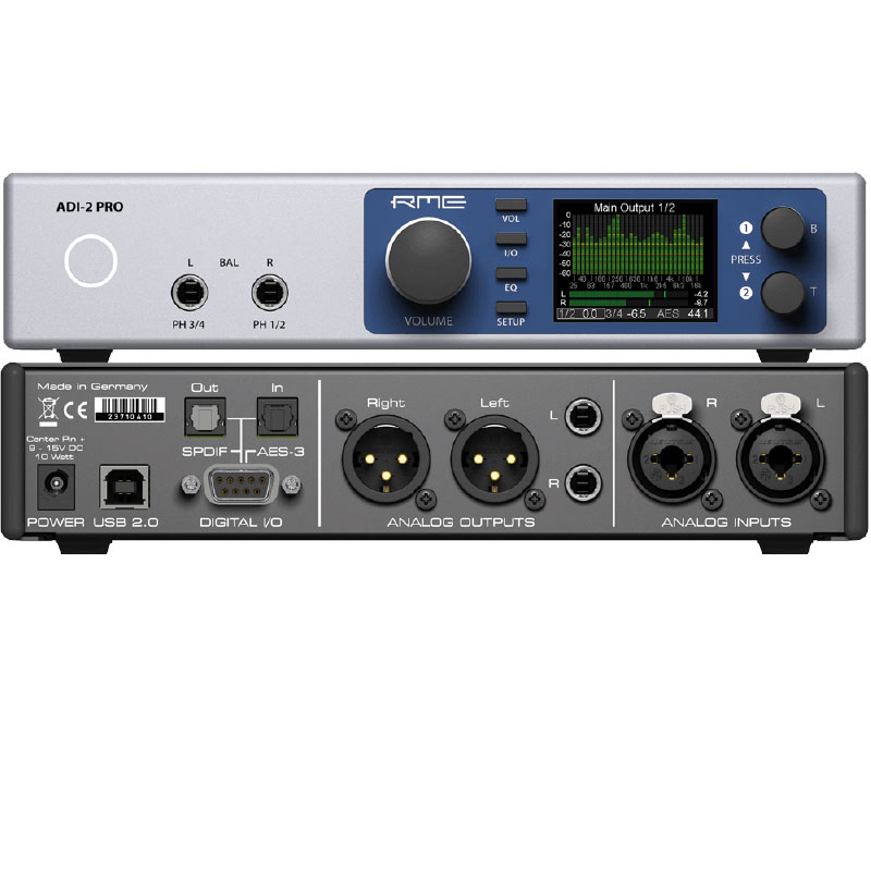 RME ADI-2 Pro FS Convertidor Alta Resolución AD / DA por Solid Electronics