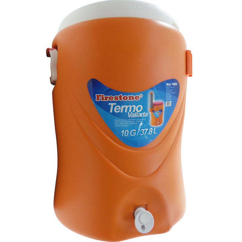 Termo 10 G/37.8 L Liquidos Agua Fria Caliente Firestone.