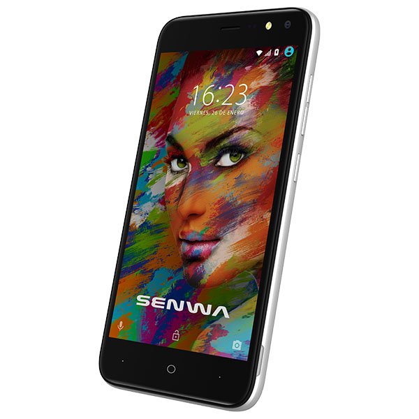 Celular SENWA LTE LS50F EVOLUTION Color PLATA KIT Telcel
