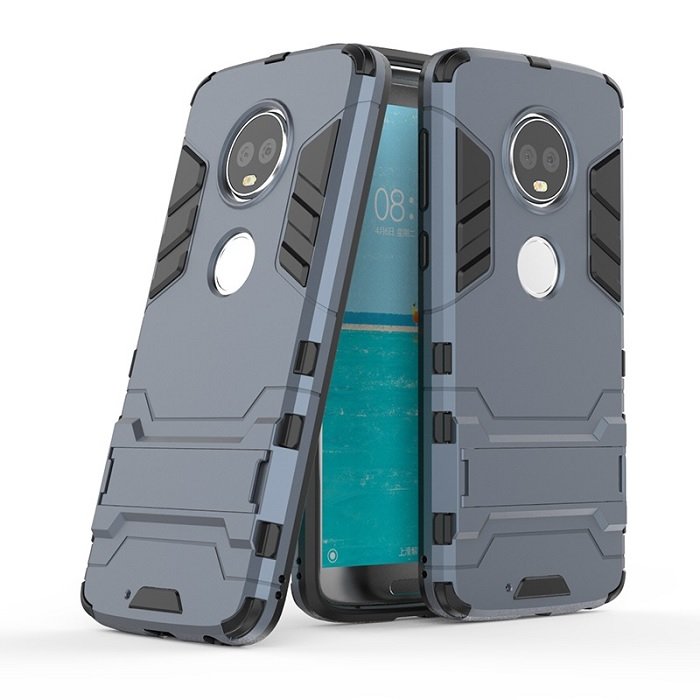 Funda Case + Cristal Moto E5 Plus Protector Uso Rudo Iron Bear