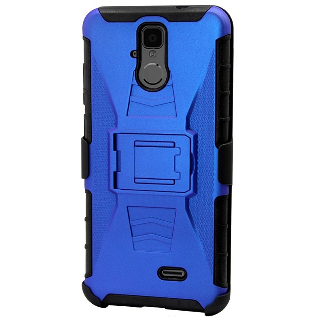 Funda Clip 3 en 1 + Cristal Hisense F24 Protector Case Uso Rudo Iron Bear